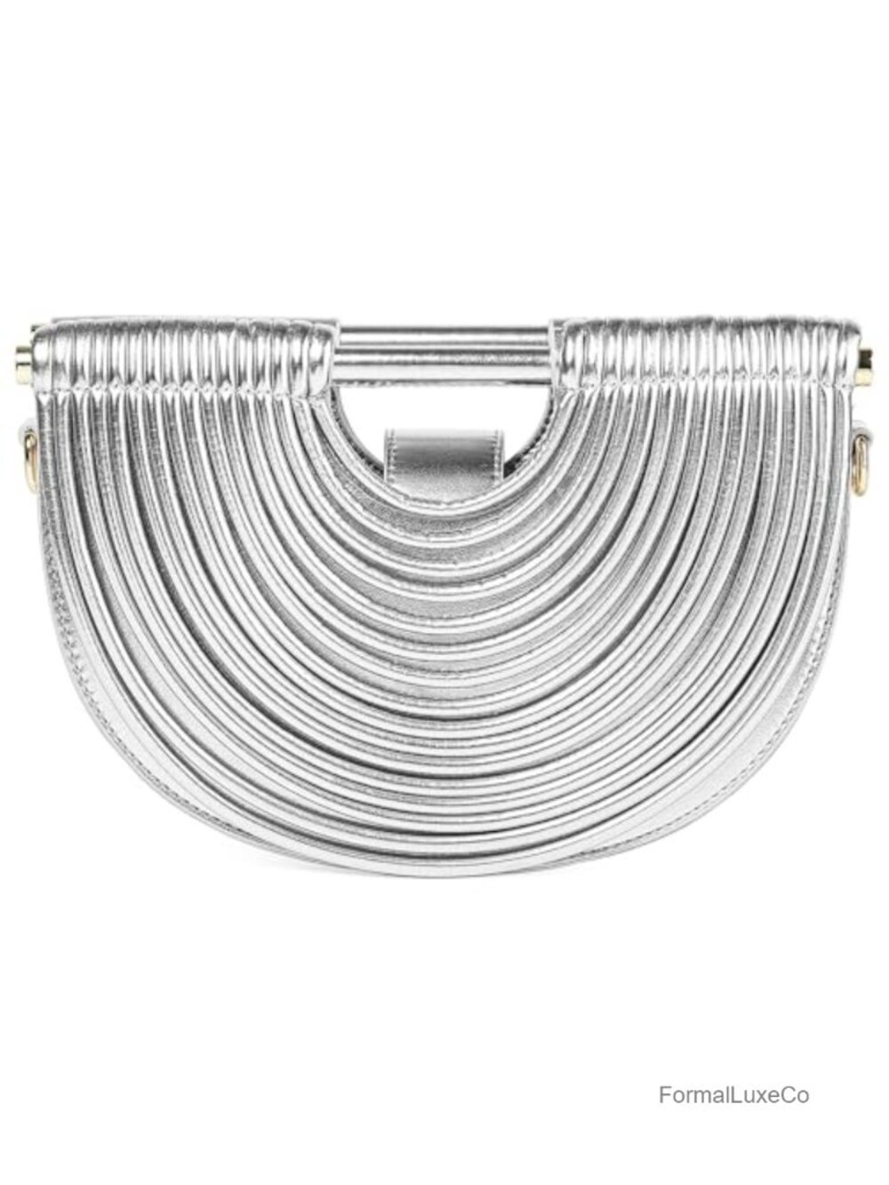 Handwoven PU Leather Evening Clutch Crossbody Bag with Detachable Shoulder Strap